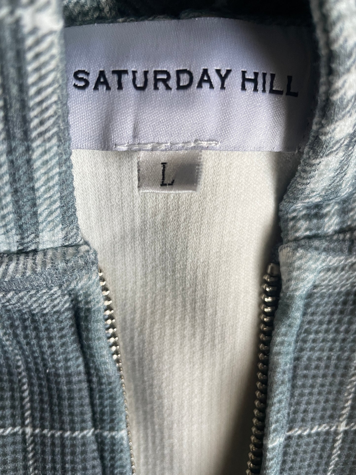 Multi - Pocket Plaid Hoodie